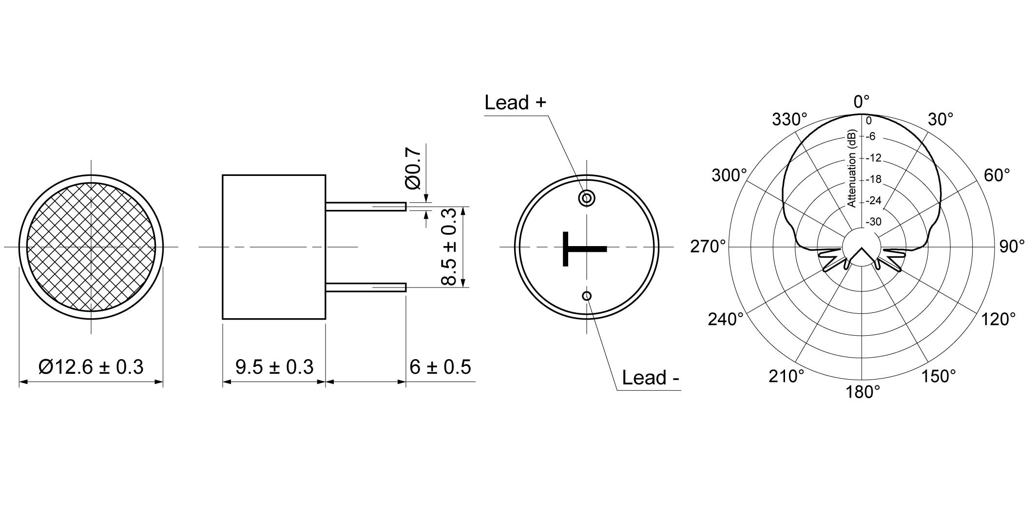 UO12-T40ABP Mechanical Drawing